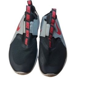 Big Kids Childrens Nike Flex Runner Black Gray Athletic Sneakers Shoes Size 7 Y